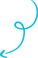 A blue arrow on a black background.